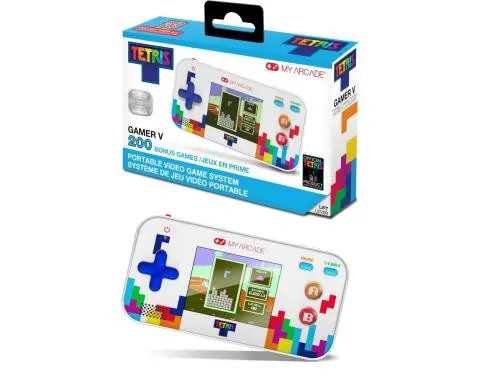 Nešiojamas mini žaidimų kompiuteris vaikams „ Tetris Gamer