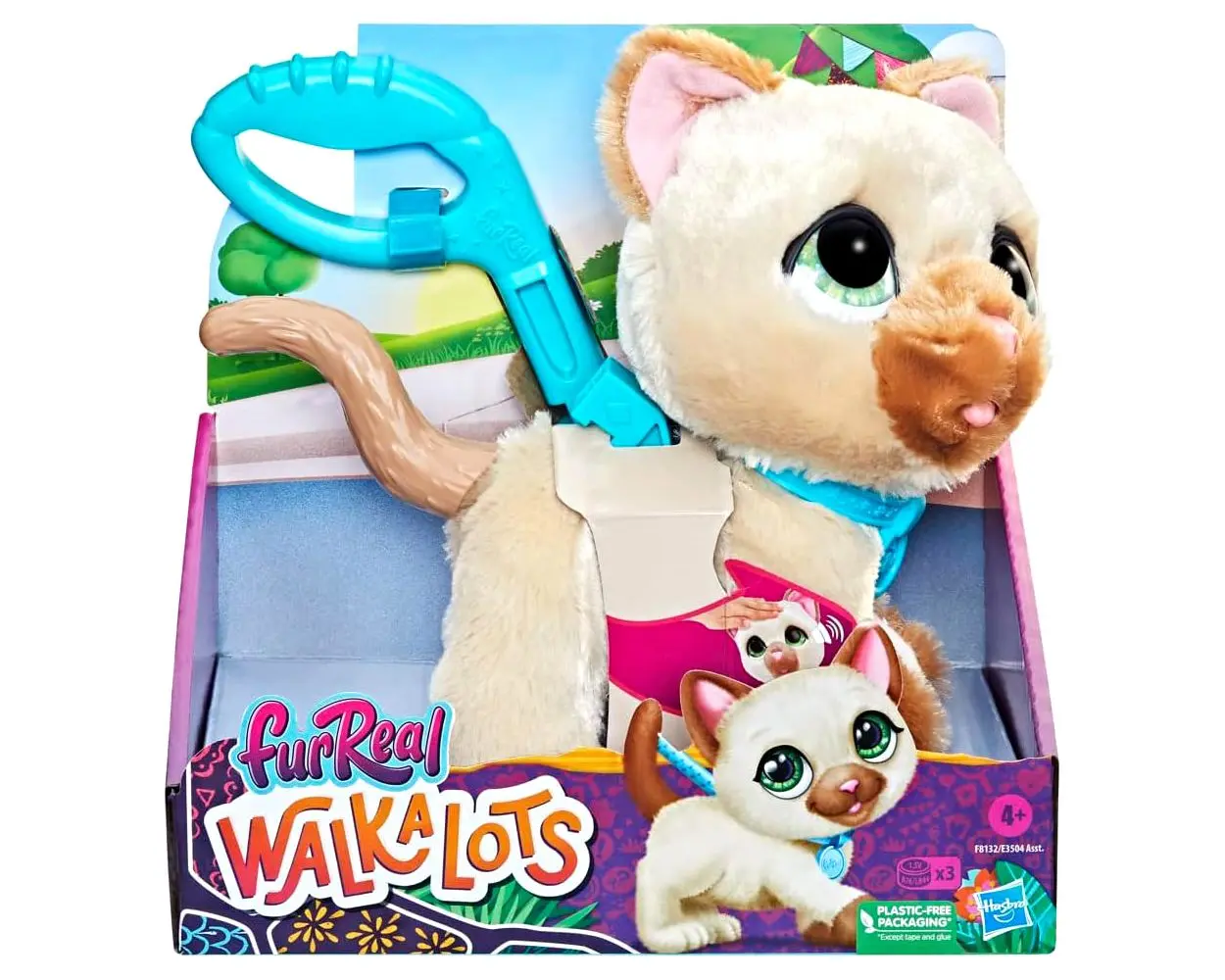 Fur Real kačiukas su pavadėliu Walkalots, F8132