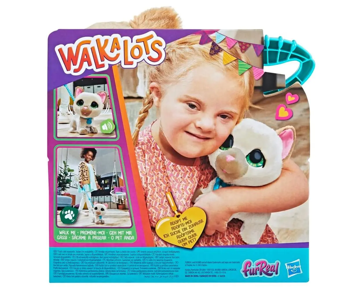 Fur Real kačiukas su pavadėliu Walkalots, F8132