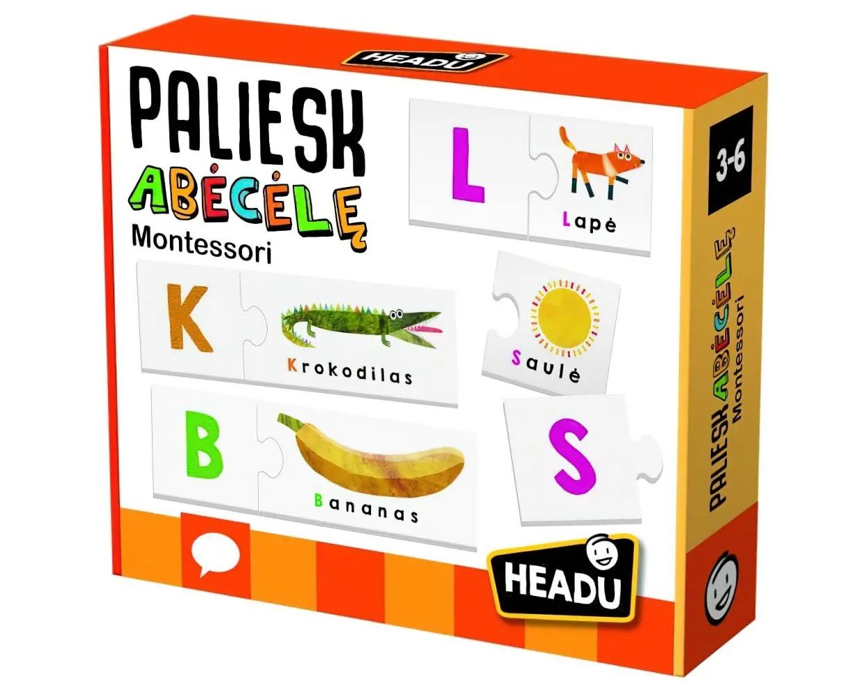 Žaidimas „Paliesk abėcėlę“, HEADU