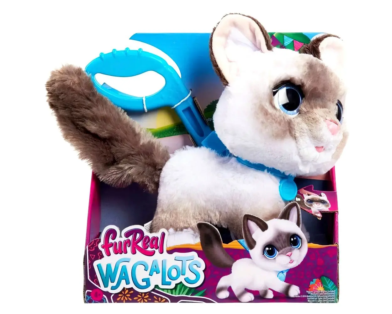 Fur Real kačiukas su pavadėliu „Wagalots”