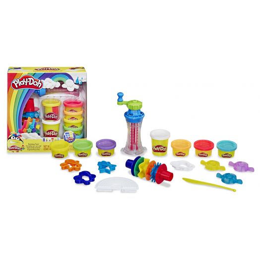 Play-Doh plastilino rinkinys su priedais „Rainbow Twirl” 