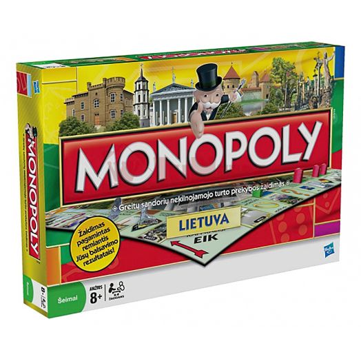 Žaidimas "Monopoly Lietuva" 