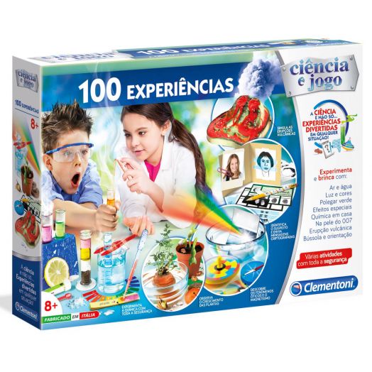 Bandymai vaikams „100 eksperimentų”, Clementoni 