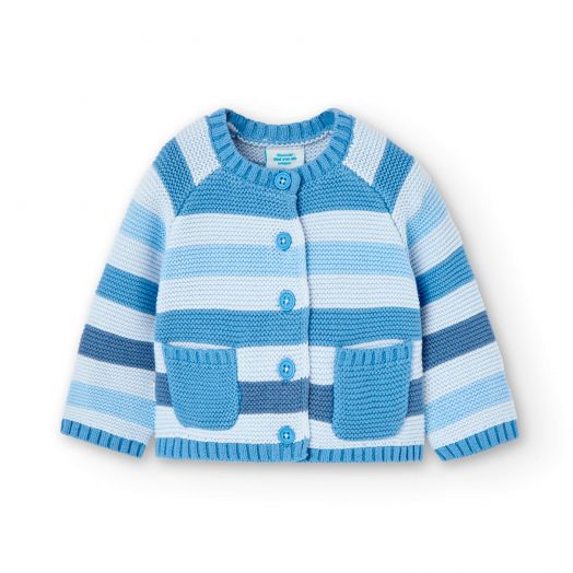 Megztinis berniukui, mėlynas-dryžuotas, Boboli 