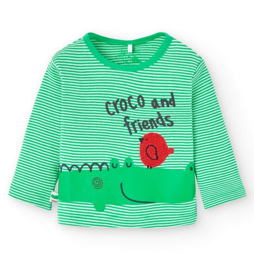 Marškinėliai berniukui „Croco and friends”, Boboli 