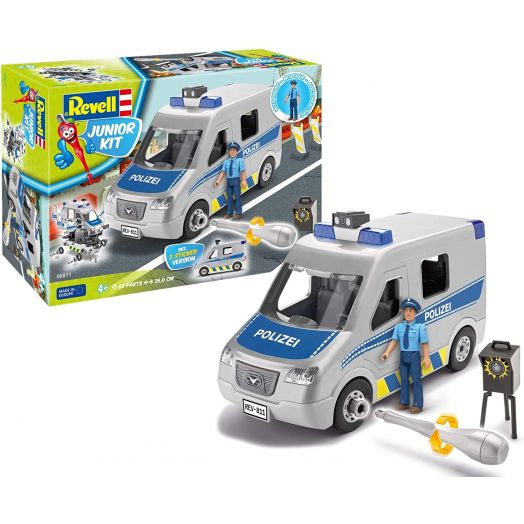 Revell konstruktorius policijos sunkvežimis „Junior Kit” 