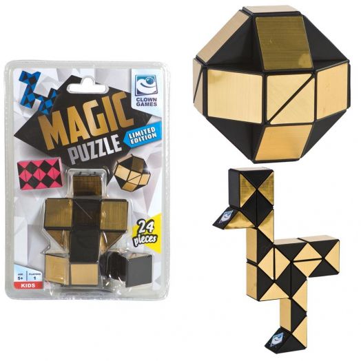 Žaislas-galvosūkis gyvatėlė „Magic Puzzle Gold“ 24 det. 