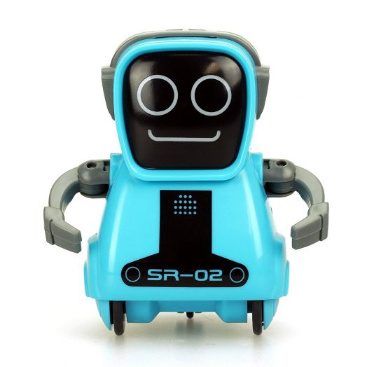 Kalbantis nešiojamas robotas Pokibot Silverlit, mėlynas 