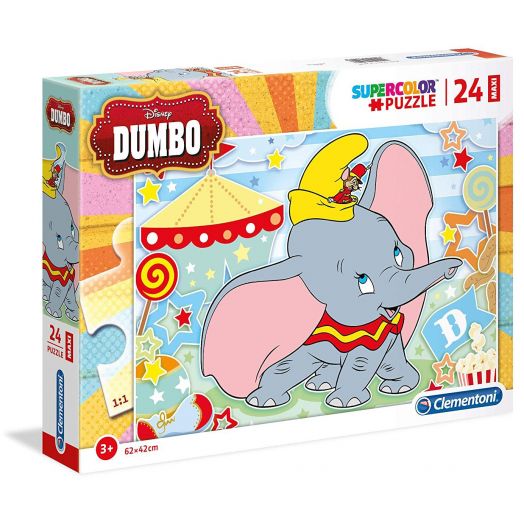 Dėlionė „Dumbo“ MAXI 24 det. Clementoni