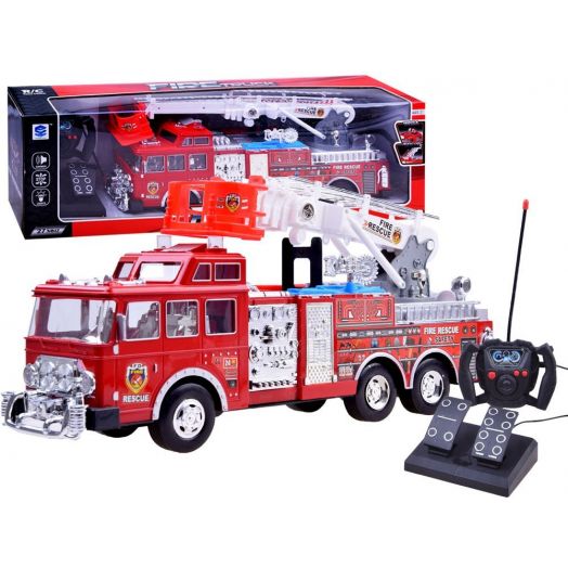 Žaislinė valdoma gaisrinė mašina 
