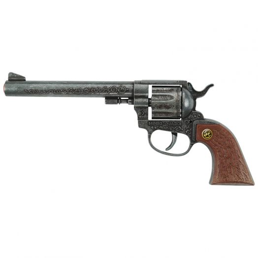 Žaislinis kaubojaus pistoletas Buntline, 12 šovinių 