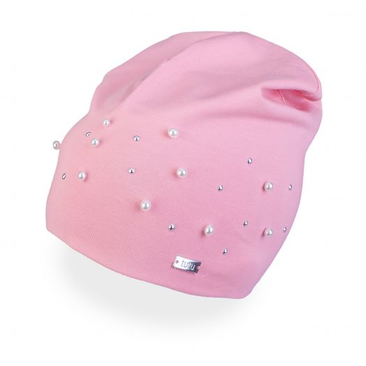 Kepurė mergaitei su burbuliukais, rožinė 