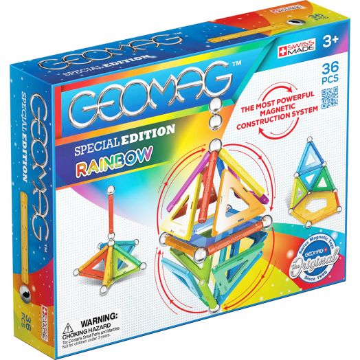 Geomag magnetinis konstruktorius „Rainbow Special Edition”, 36 detalių 