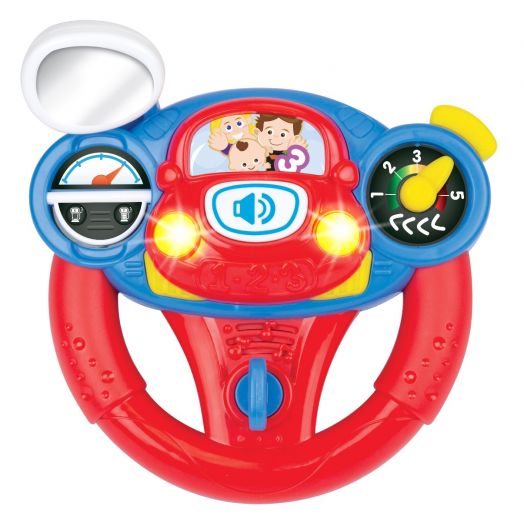 Žaislinis vairas ant vežimėlio „Lil Driver”, Winfun 