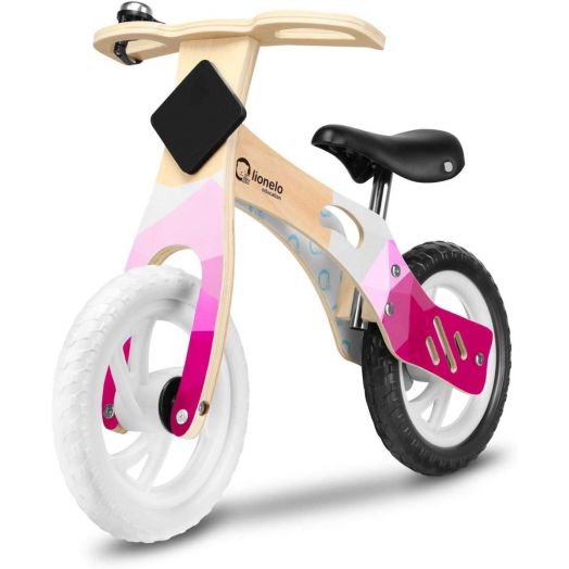 Medinis balansinis dviratukas „Willy”, rožinis, Lionelo