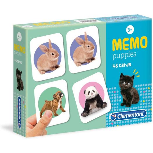 Memo atminties žaidimas vaikams "Gyvūnai", Clementoni 