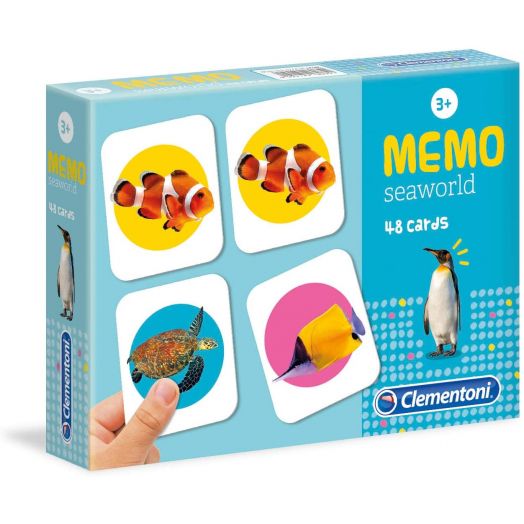 Memo atminties žaidimas vaikams "Jūros pasaulis", Clementoni 