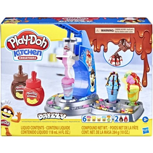 Play-Doh plastilino ledų gaminimo rinkinys  „Drizzy Ice Cream”, E6688 