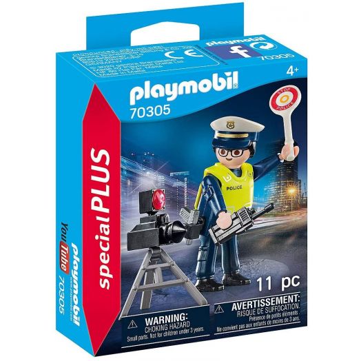 Playmobil „Policijos pareigūnas su greičio matuokliu“ 70305 