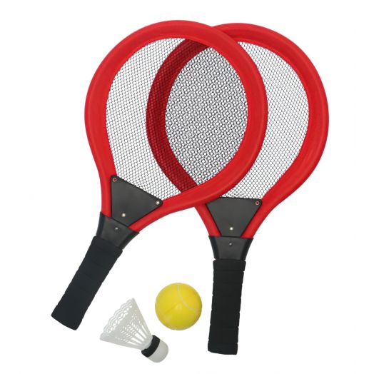 Teniso - badmintono raketės vaikams, raudonos 