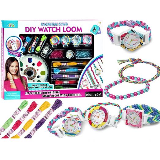 Laikrodžių gaminimo rinkinys su apyrankėmis „DIY Watch Loom“ 