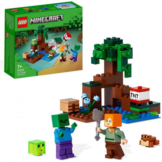 21240 LEGO® Minecraft Nuotykiai pelkėje 