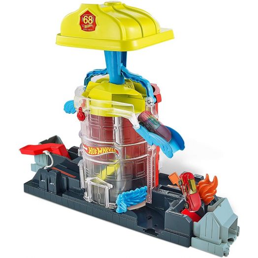 Hot Wheels trasa „Super Firehouse Rescue Playset“, GJL06 