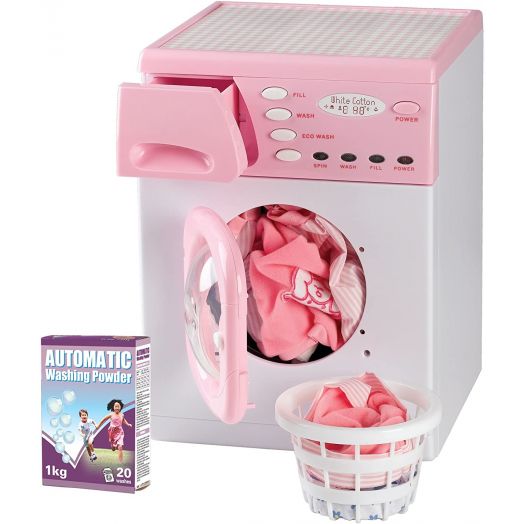 Žaislinė skalbimo mašina Casdon, rožinė, 476 