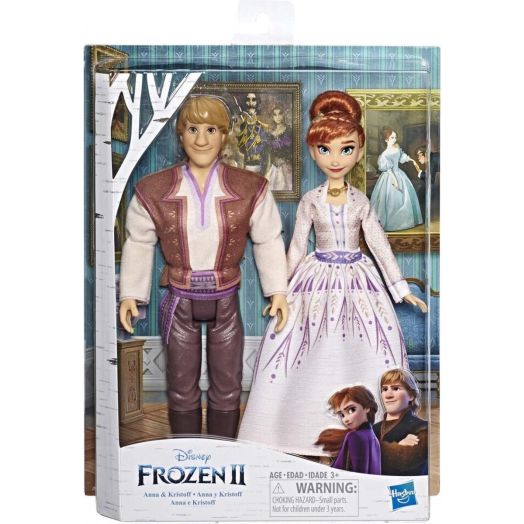 Frozen 2 rinkinys: lėlė Ana su Kristofu 