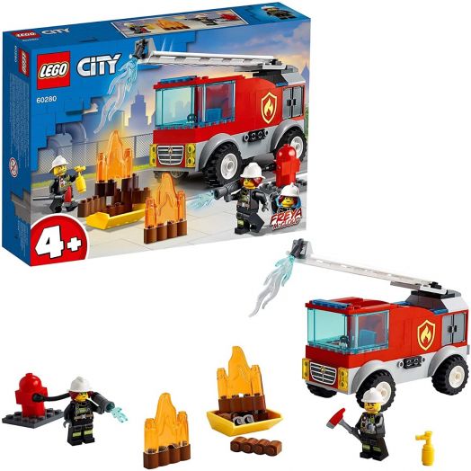 60280 LEGO® City Ugniagesių automobilis su kopėčiomis 