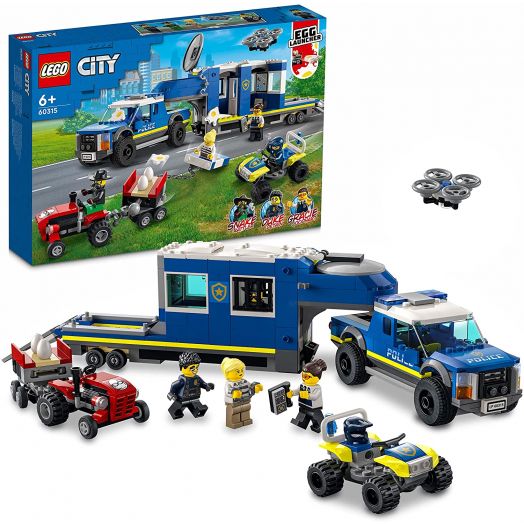 60315 LEGO® City Police Mobiliosios policijos vadavietės sunkvežimis 