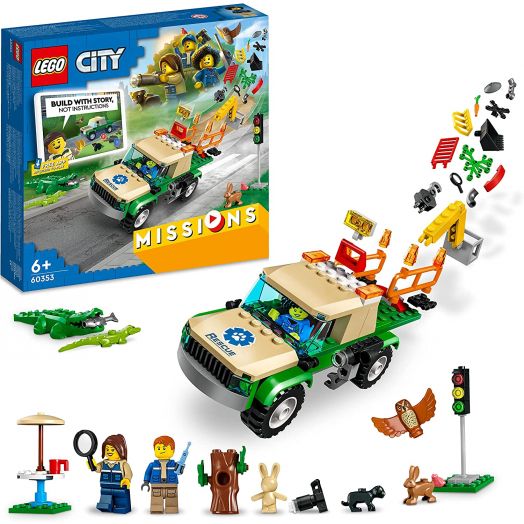 60353 LEGO® City Missions Laukinių gyvūnų gelbėjimo misijos 