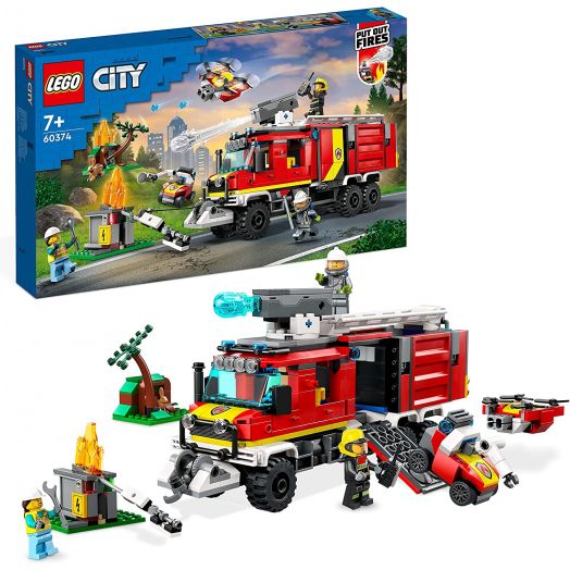 60374 LEGO® City Ugniagesių vadavietės sunkvežimis 