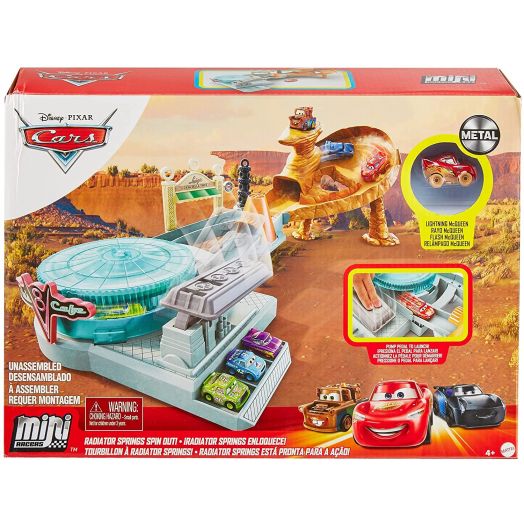Cars trasa „Mini Racers Radiator Springs Spin Out Playset” 