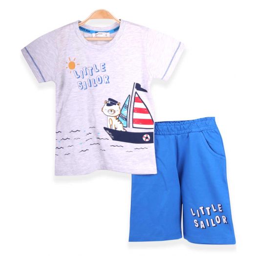 Marškinėliai su šortais berniukui „LIttle Sailor“, Breeze 