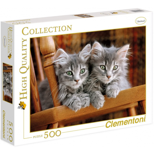 Dėlionė „Kačiukai”, 500 detalių, Clementoni 