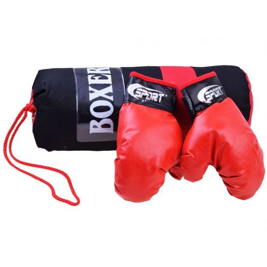 Vaikiška bokso kriaušė su pirštinėmis „Boxer” 