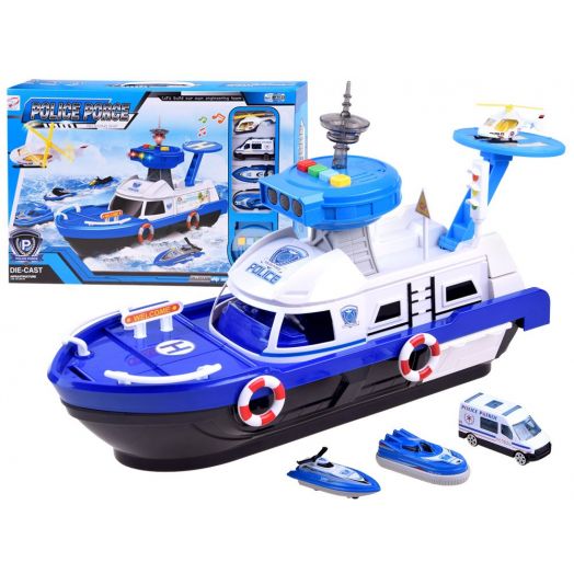 Žaislinis pakrantės policijos laivas  