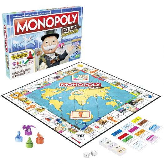 Žaidimas „Monopolis: keliauk. Pasaulinis turas” 