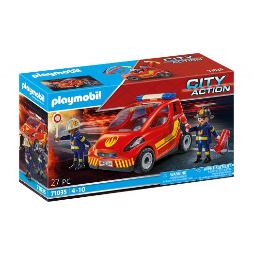 Playmobil „Ugniagesių mašina su gaisrininkais” 71035 