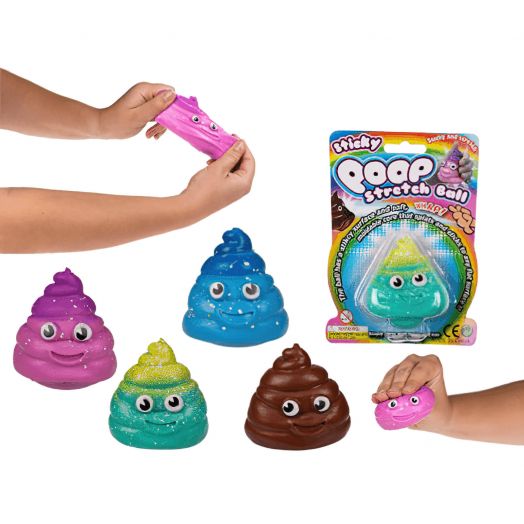 Suspaudžiamas žaislas „Squishy Sticky Poo” 