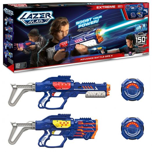 Lazeriniai šautuvai vaikams, 2 žaidėjai „Advanced Battle Ops“, Laser Mad 