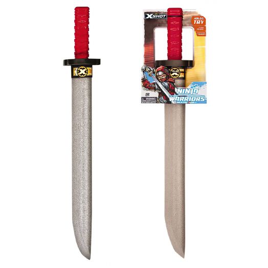 Žaislinis nindzės kardas, raudonas 