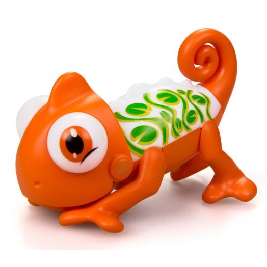 Mini robotas chameleonas vaikams, oranžinis „Gloopies”, Silverlit 