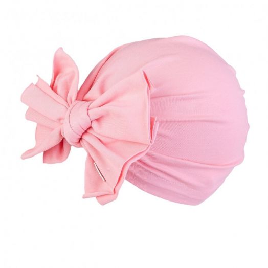 Kepurė-skarelė mergaitėms „Kaspinėlis”, rožinė 