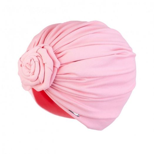Kepurė-skarelė mergaitėms „Rožytė”, rožinė 