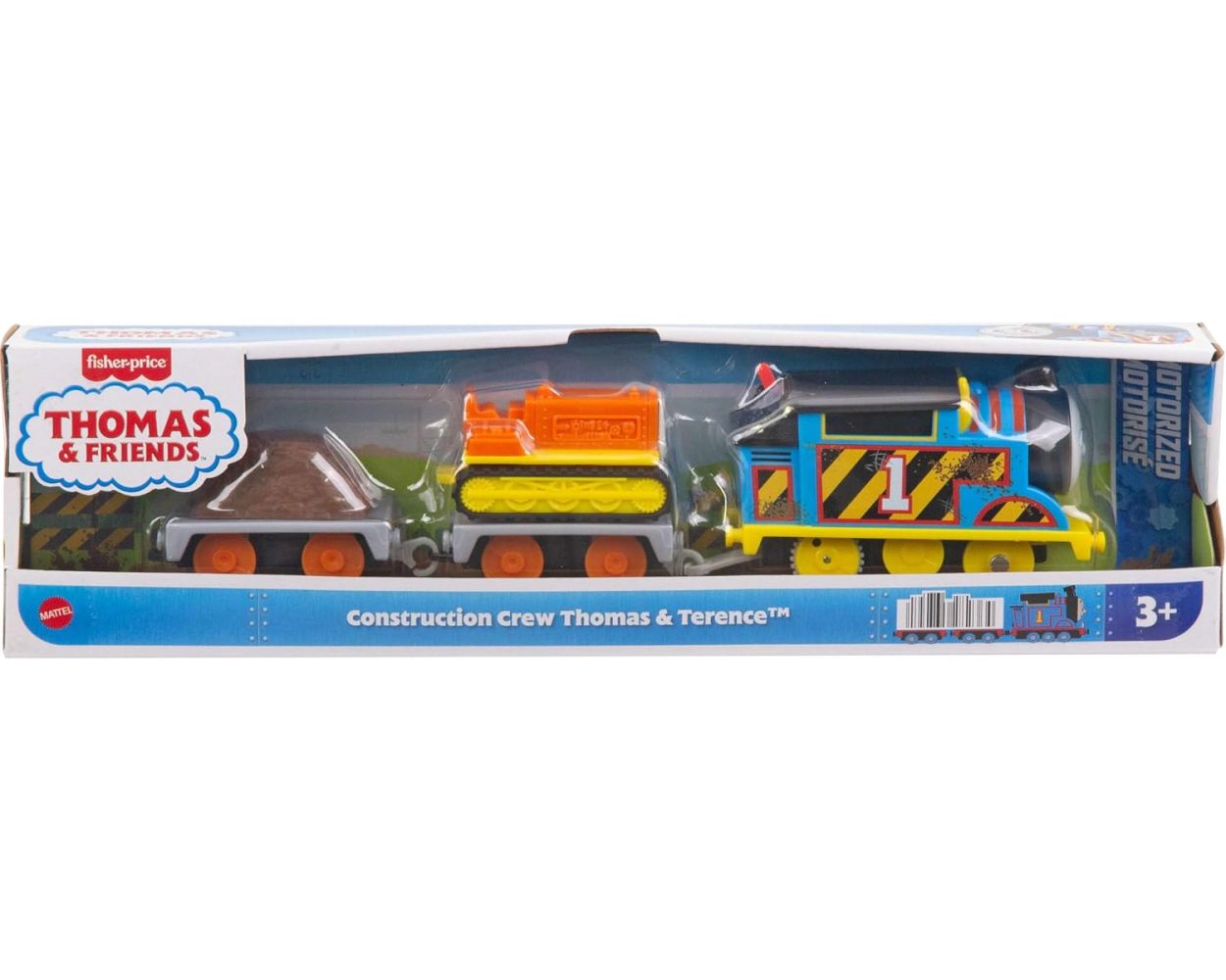 Thomas & Friends motorizuotas traukinukas Tomas su vagonu, JDF19