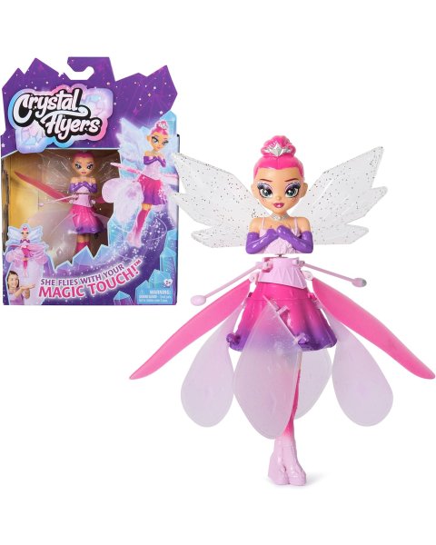 Hatchimals skraidanti lėlė fėja „Crystal Flyers” 