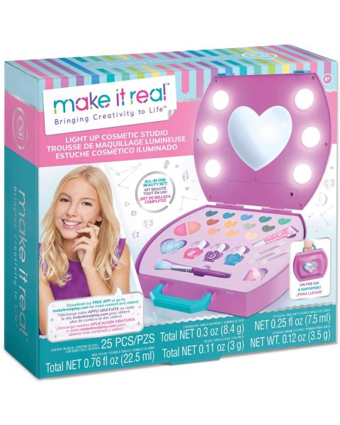 Makiažo studija mergaitėms „Make It Real Light Up“ 
